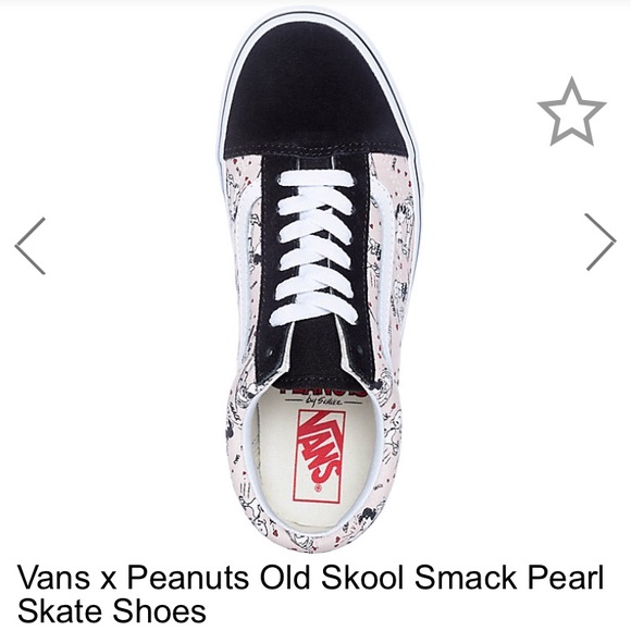 vans peanuts smack pearl